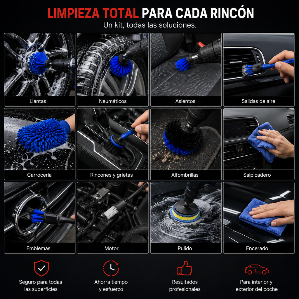Kit Completo de Detailing Premium – 27 Piezas