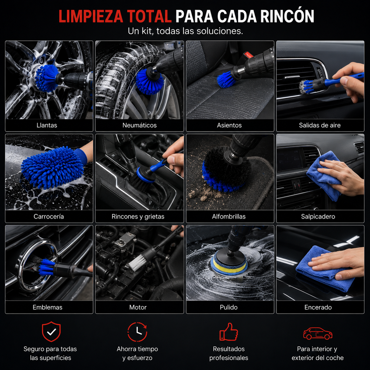 Kit Completo de Detailing Premium – 27 Piezas