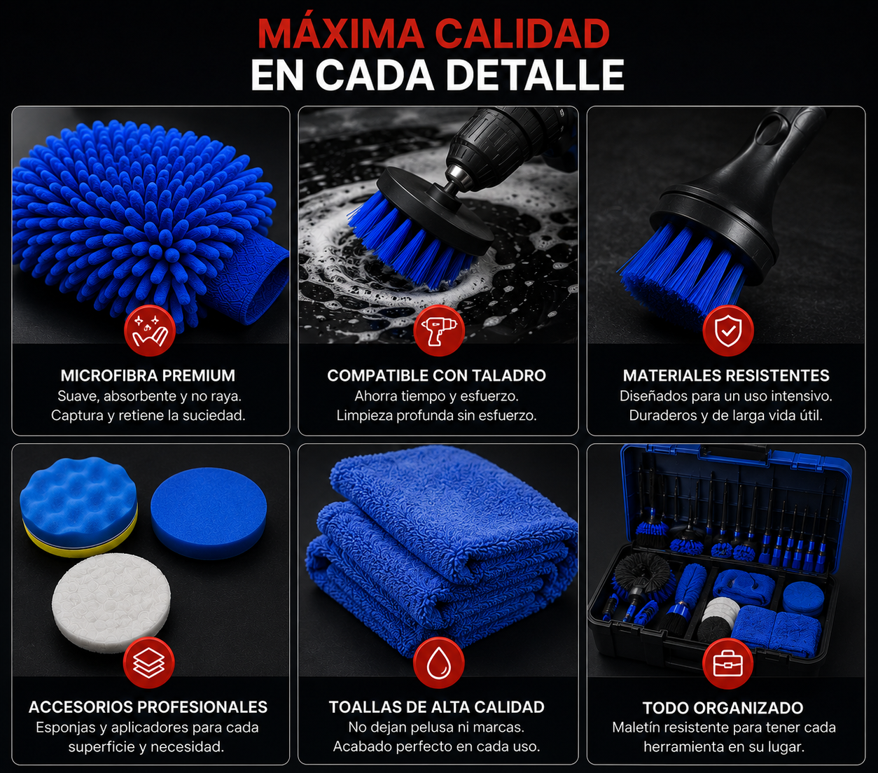 Kit Completo de Detailing Premium – 27 Piezas