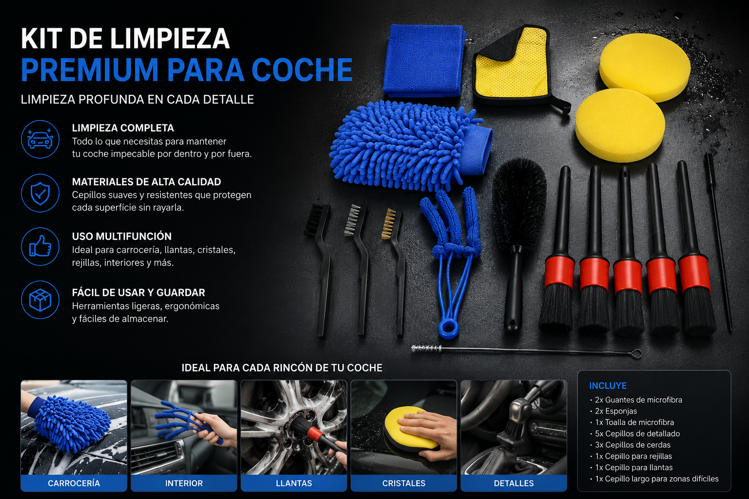 Kit Completo de Detailing Premium