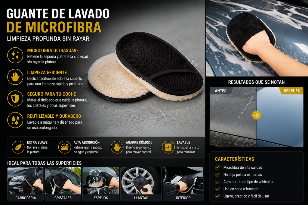 Guante Premium de Microfibra
